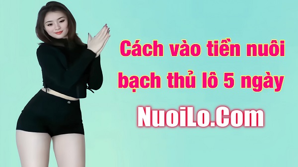 Cách vào tiền nuôi bạch thủ lô 5 ngày