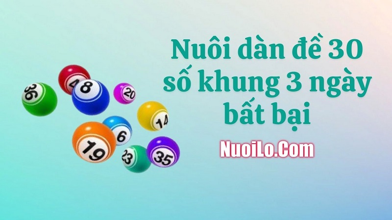 Dàn đề 30 số